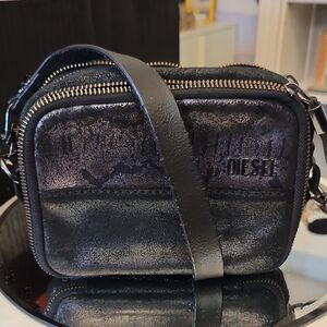 Diesel Black and Gray  Bag for Men